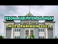 kota Paringin /Kabupaten Balangan 2021 (Drone View) perbandingan infrastruktur dan skyline
