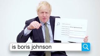Boris Johnson Answers the Web's Most Searched Questions