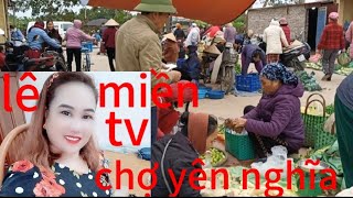 chợ yên nghĩa nét đẹp hoang sơ  vắng khách đầu xuân chợ ít người bán không có người mua