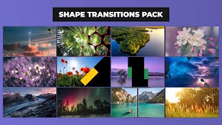 Shape Transitions Pack After Effect Template