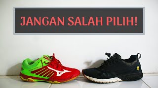 Perbedaan sepatu running \u0026 sepatu badminton, cara memilih sepatu olahraga