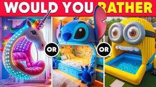 Would You Rather...? Build Your Dream House 🏠🌈💞 Hardest Choices Ever! Moca Quiz