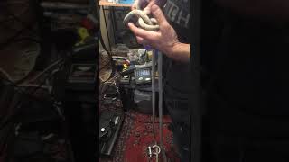 Tying a bowline as a ground rigger - Arena rigging