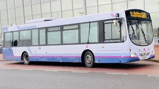 First Bus Doncaster 69364 X First York On 57a From Doncaster Airport To Doncaster Frenchgate