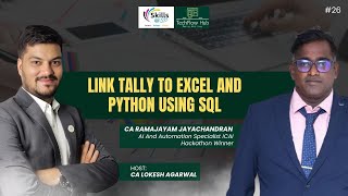 Link Tally to Excel and Python || Tally to Power BI || CA Ramajayam Jayachandra || Skills@100