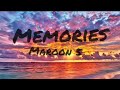 maroon 5-memories(lyrics)