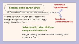 Kelompok 7 || Teori 5 Faktor McCrae \u0026 Costa || Psikologi Kepribadian🌻