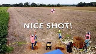 Corn Cannon Bullseye at Nixon Farm's Corn Maze in Baker FL