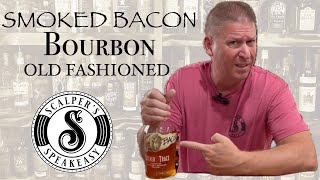 A Smoked Bacon Washed Bourbon Old Fashioned