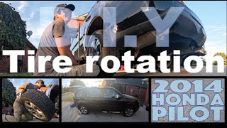 Do it yourself 2014 Honda Pilot tire rotation