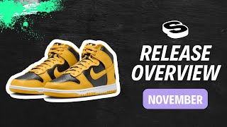 HOT Sneaker Releases in NOVEMBER 2024 | Wu-Tang Dunks, Travis Scott Jumpman Jack & more HEAT!