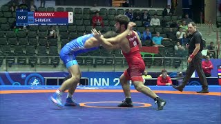 1/4 FS - 65 kg: V. TEVANYAN (ARM) v. K. SHIRAEV (RUS)