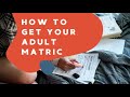 How To Get Adult Matric | Careers Portal