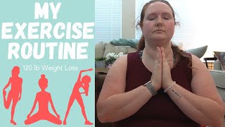 My Daily Exercise Routine for Weight Loss // Vegan 120 pound weight loss journey