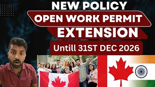 2025 Work Permit Extension for 2 years announced Latest by IRCC. Applicants of TR to PR Good News