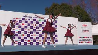 20171209　ばんびっ子　「キスだって左利き、wonderful Rush」　奈良マラソン2017EXPOステージ鴻ノ池運動公園