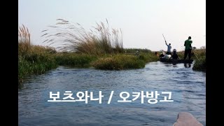 [아프리카 보츠와나] 칼라하리의 보석 오카방고 델타에서 모코로 투어 배경음악:앙드레 가뇽/L'amour Reve #Okavango #Botswana #Kalahari