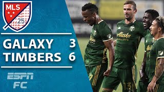 Portland Timbers thrash the LA Galaxy in 9-goal thriller | MLS Highlights