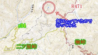 【廃林道探索】地図の先には何がある、気になったので行ってみた　険道利賀河合線（富山・岐阜県道34号）から分岐するピストン林道　岐阜県飛騨市（富山県富山市）