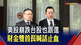 國安基金緊盯! 財金雙首長開盤前信心喊話　創1年多來新低! 台股跌278點.險守9400點│非凡財經新聞│20200317