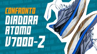 Diadora Atomo V7000-2, il confronto con V7000 e Cellula