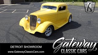 1934 Chevrolet 3 Window Coupe Gateway Classic Cars #1993 DET