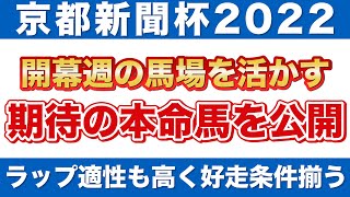 【京都新聞杯2022 予想】開幕週の馬場を活かす！ラップ適性も高い本命馬！