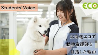 動物看護師を目指す学生にインタビュー🎤