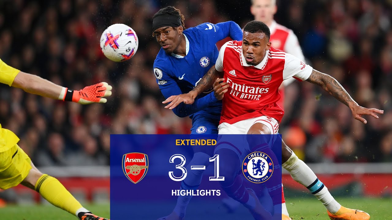 Arsenal 3-1 Chelsea | Highlights - EXTENDED | Premier League 22/23 ...