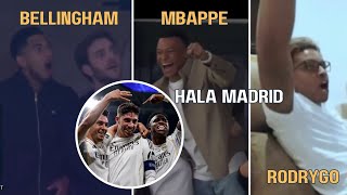 Mbappe, Bellingham and Rodrygo Reaction To Valverde Hat trick Vs Man City