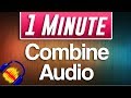 Audacity : How to Combine Two Tracks Into One | Fast Tutorial