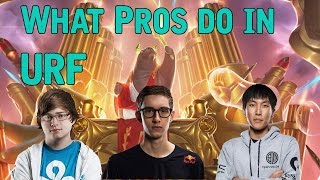 What Pros do in URF - Funny Urf 2016 moments