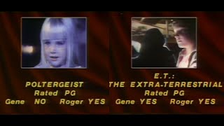 Poltergeist and ET (1982) movie reviews - Sneak Previews with Roger Ebert and Gene Siskel