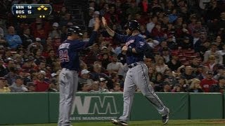 MIN@BOS: Twins put up seven-spot in the second inning