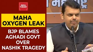 Maharashtra Oxygen Tank Leak: BJP Blames Uddhav-Led Aghadi Govt Over Nashik Hospital Tragedy