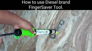 Proper and Right Use of Fingersaver Hand Safety Tool