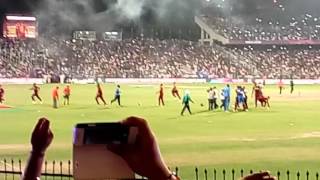 ICC World T20 2016 Final-The last ball and the celebration after that by the West Indies Team.