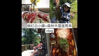 做红白小碟+周末getaway住进森林木屋 weekly vlog14