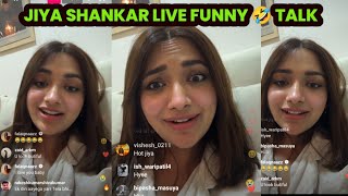 Jiya Shankar Live Funny Talk With Fan's And Talk About New Project