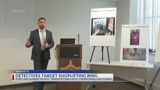 Sheriff: theft crime spree tied to 'shoplifting list'
