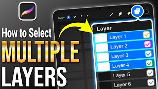 How To Select Multiple Layers In Procreate - Procreate Tutorial For Beginners