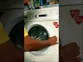 IFB washing machine drum clean process.