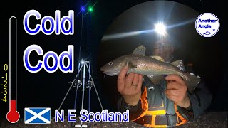 Cod : Sub Zero Night Fishing : Beach Fry Up : Inverbervie : North East Scotland.