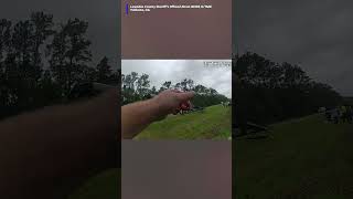 Car Goes Airborne