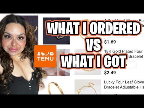 I TRIED TEMU!! WHAT I ORDERED VS WHAT I GOT!! WAS IT WORTH IT???TEMU ...