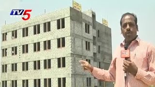 Illegal Construction | ఇంటి కోసం పర్మిషన్ తీసుకోని స్కూల్ నిర్మాణం...! | Hyderabad | TV5 News