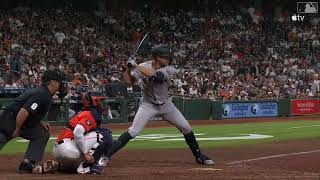 Giancarlo Stanton LAUNCHES a Solo Home Run! | 1st HR of 2024 | New York Yankees