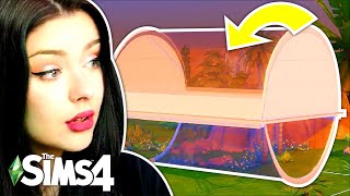 Can I Build a GOOD House Out of this GLASS TUBE?? The Sims 4 Build Challenge