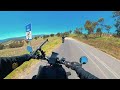 motocamping with small street bike sydney blue mountain offroad asmr slient vlog