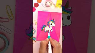 Easy Unicorn Drawing #shorts #drawing #unicorn #unicorns #diyideas #diy #papercraft #viralshort